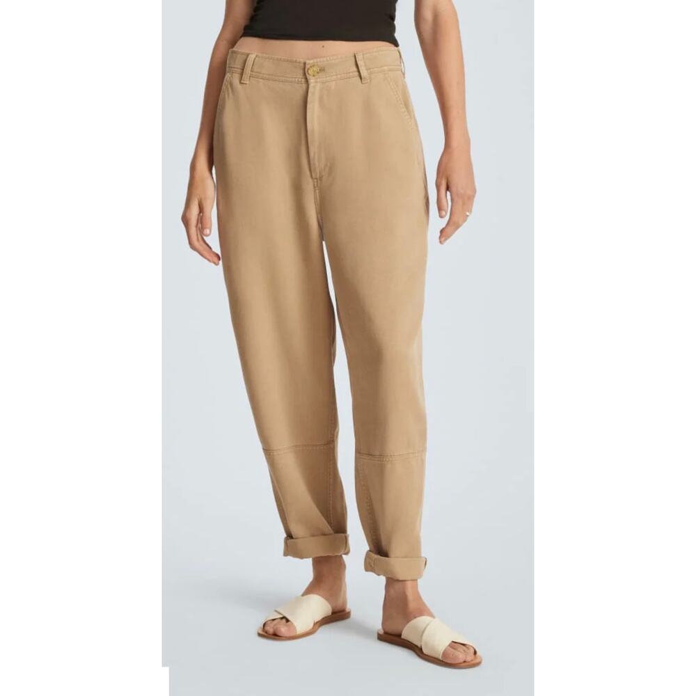 NWT Everlane Women's Relaxed Chino Dark Khaki 14 slouchy butterysoft neutral